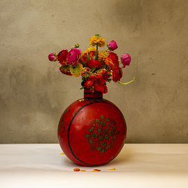 Vintage Red Vase